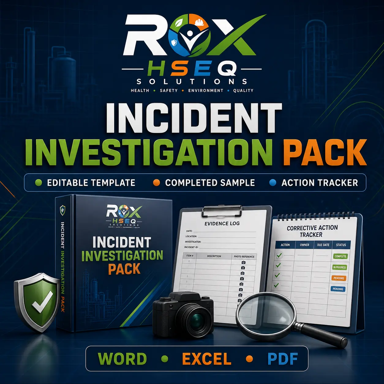 ROX HSEQ Solutions Incident Investigation Pack